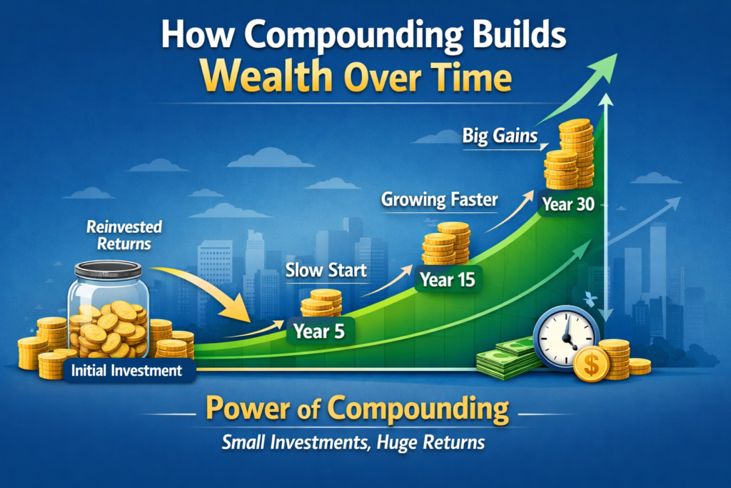 how compounding builds wealth over time