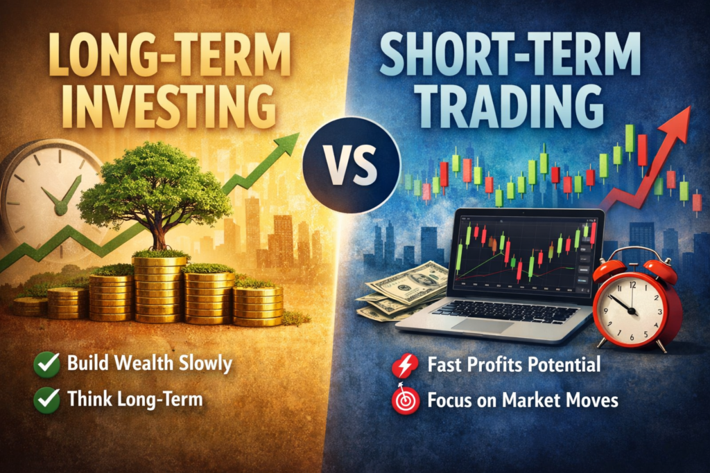 Long-Term Investing vs Short-Term Trading